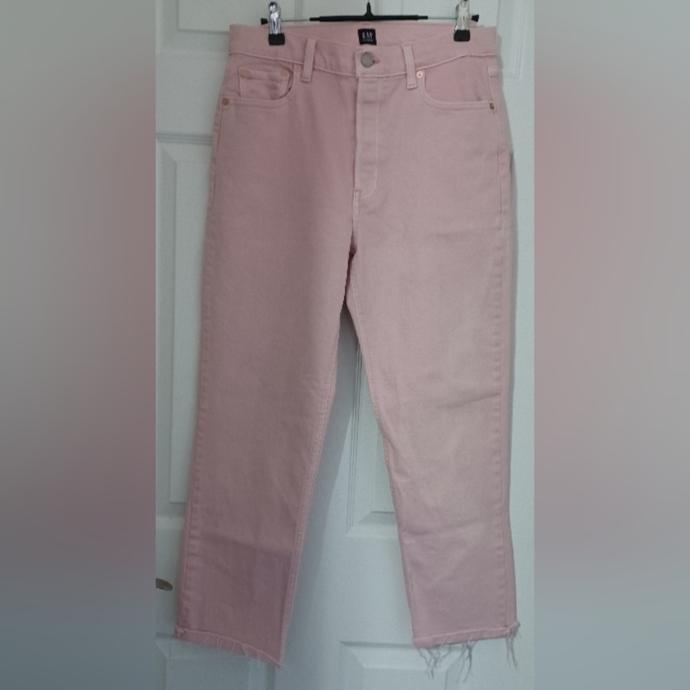 GAP Women's Light Pink Ankle Jeans
